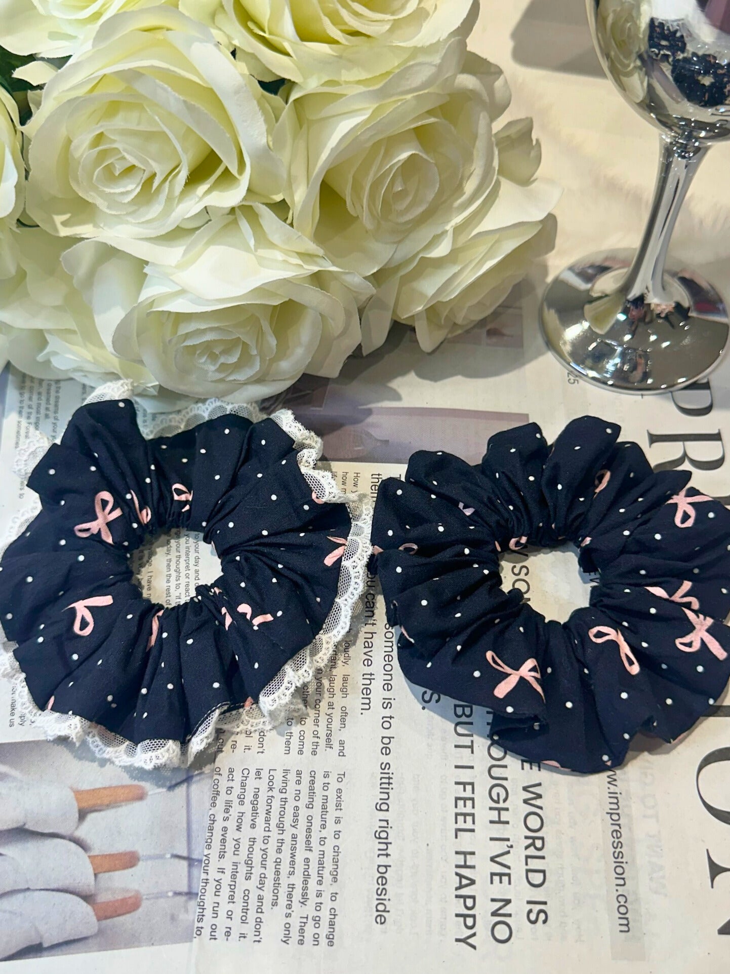 Valentina Cotton Scrunchies
