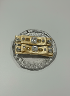 Goldie Bejewelled Flat Bow