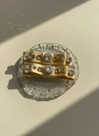 Goldie Bejewelled Flat Bow