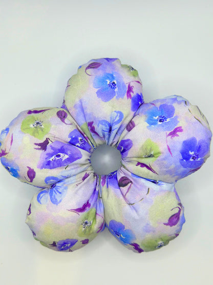 Poppy Flower Scrunchies