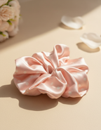 X-Large Dahlia Polka Dots Scrunchies