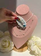 Sophia Tweed Bedazzled Clip