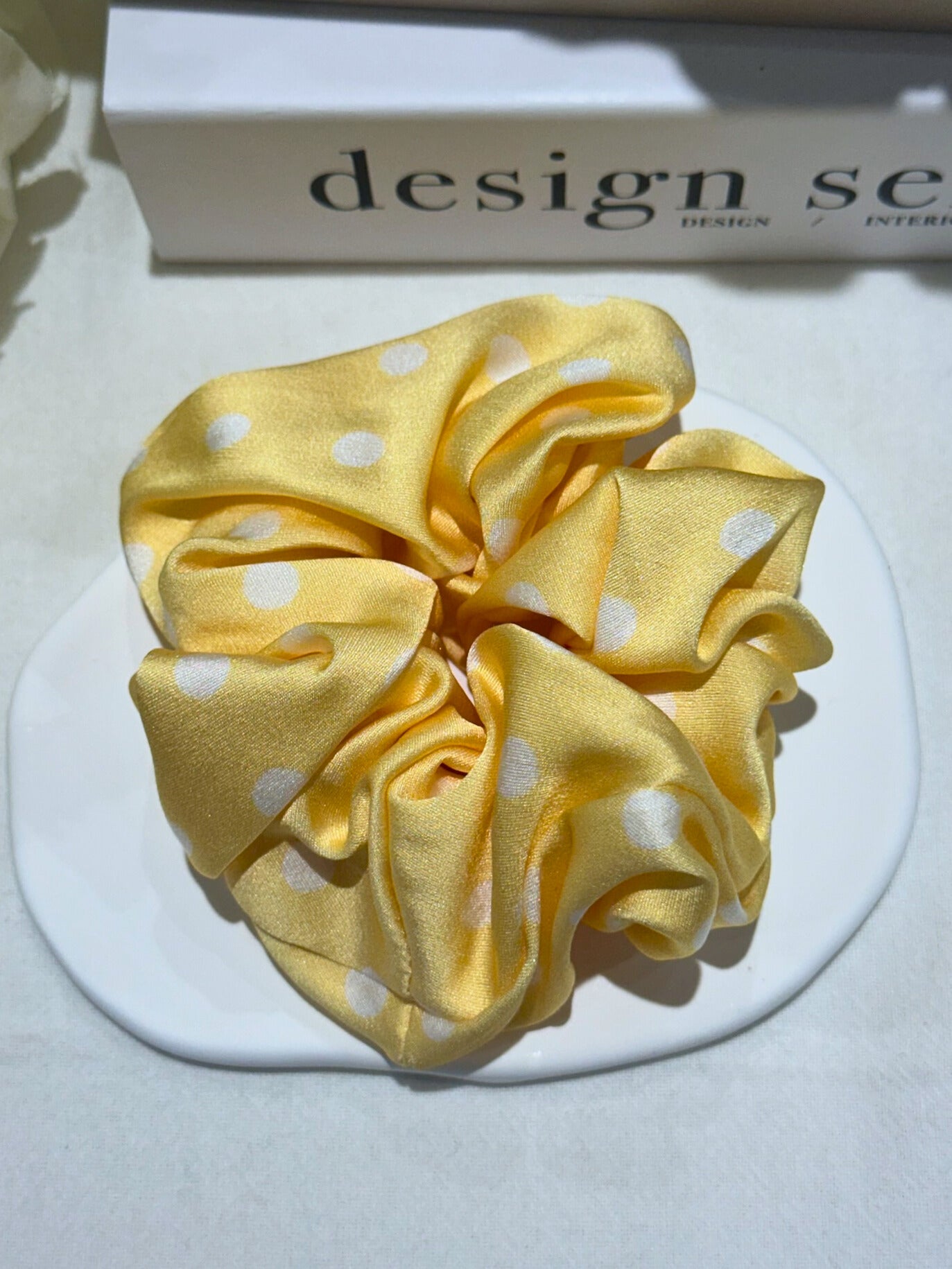 Medium Dahlia Mulberry Silk Scrunchies
