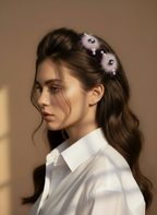 Nikki Pom Pom Velvet Bow