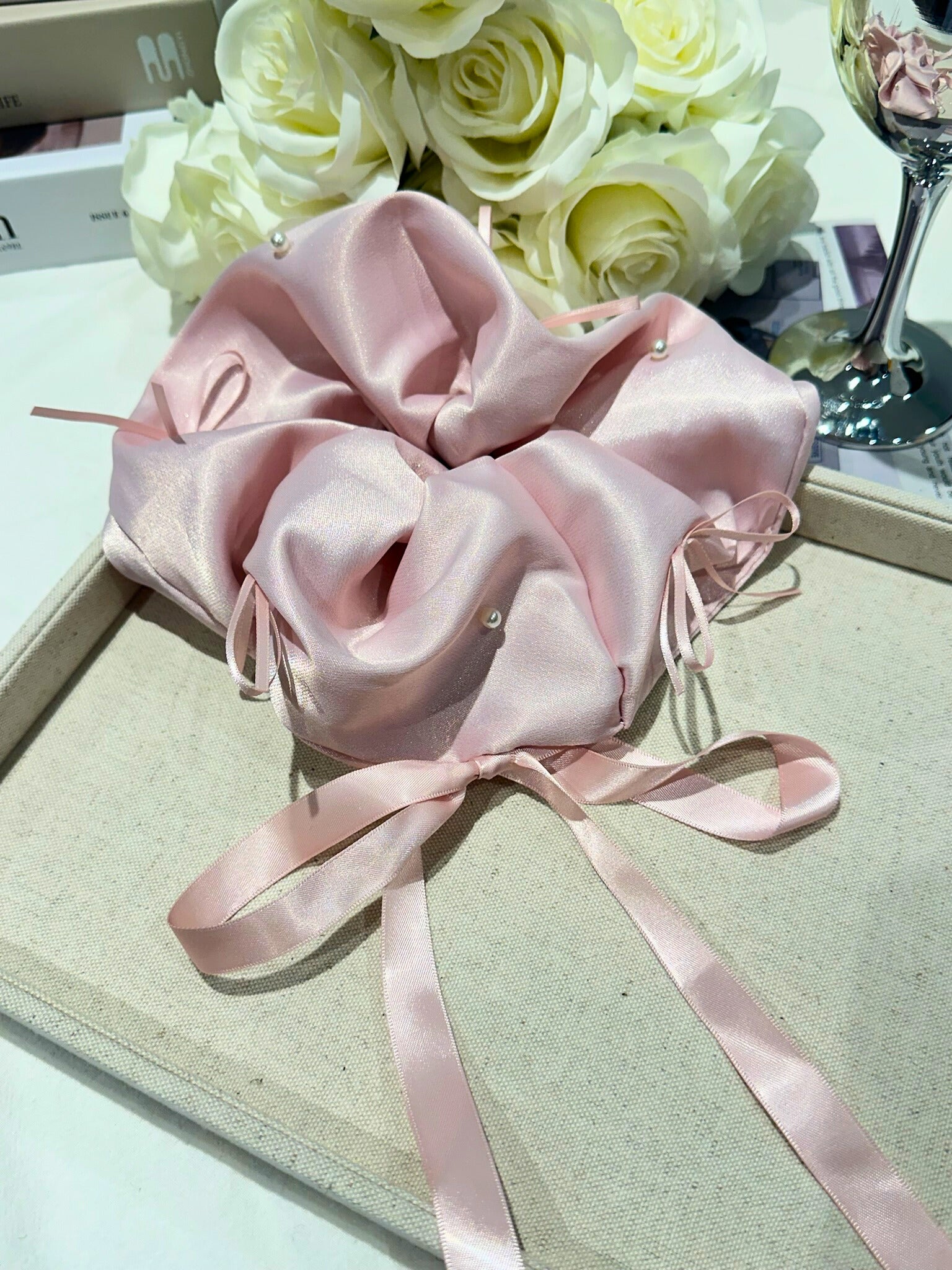 Jumbo Ribbon Scrunchies