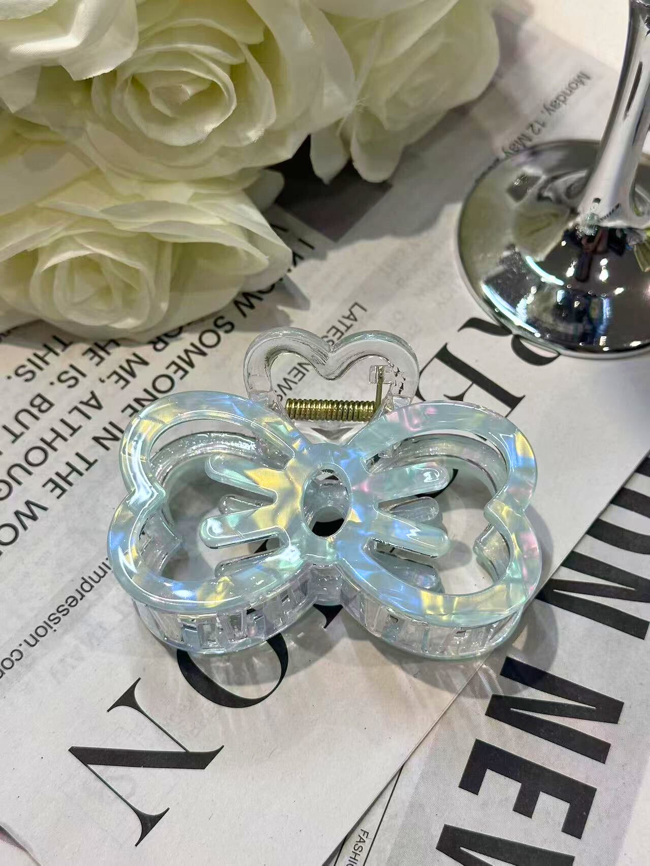 Large Papillon Hair Claw