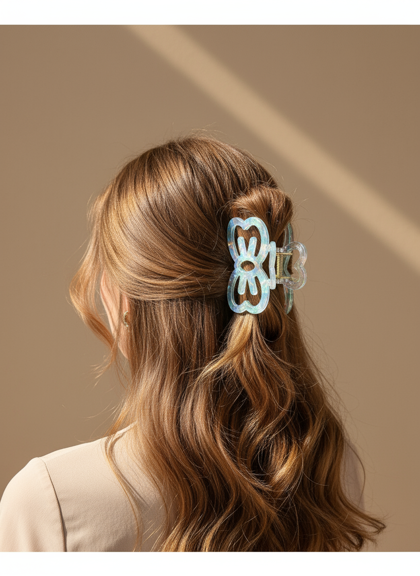 Large Papillon Hair Claw