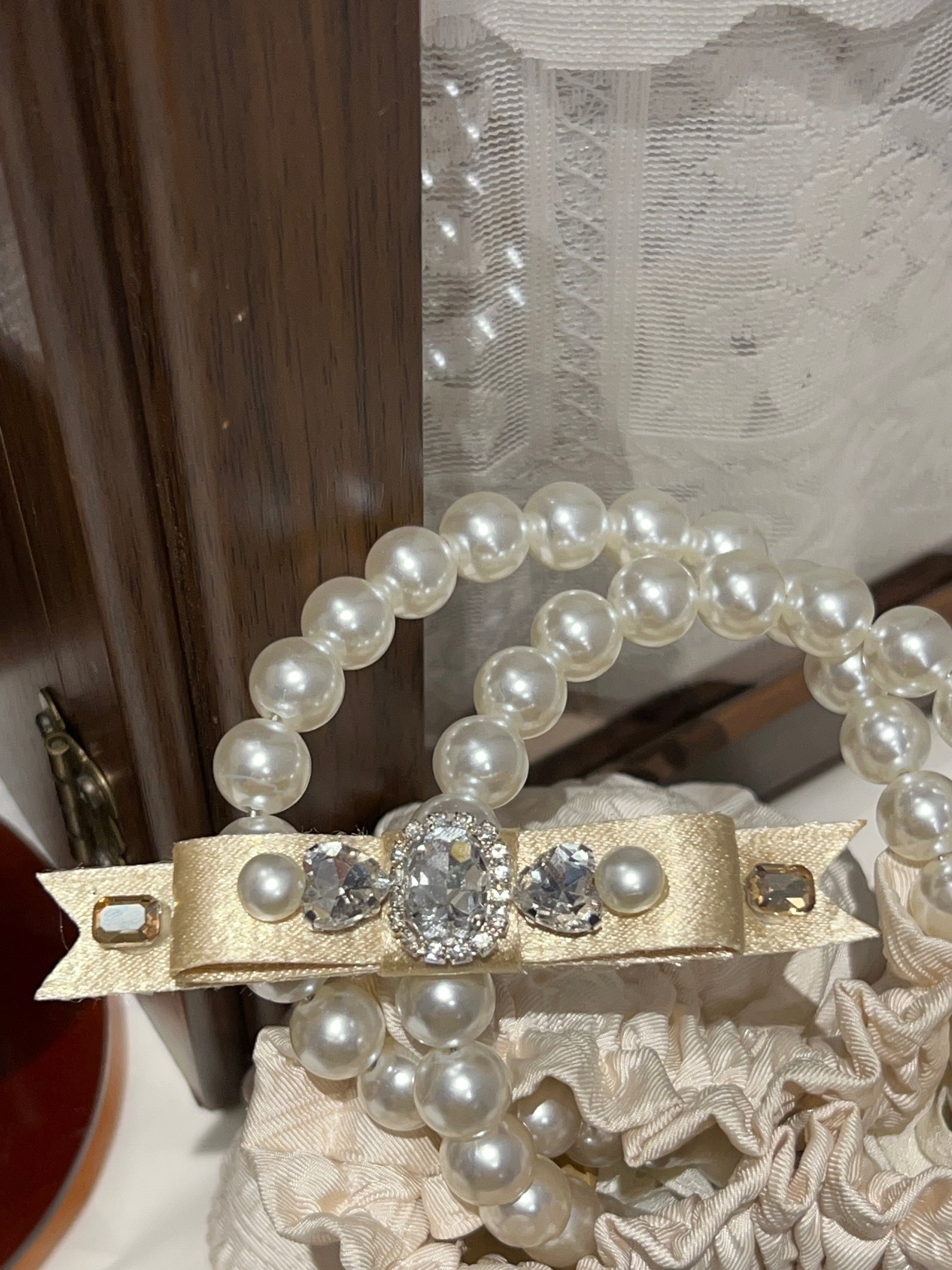 Belle Bedazzled Flat Bow