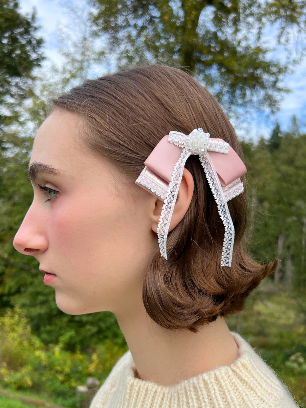 Mila Firework Bejewelled Sailor Bow