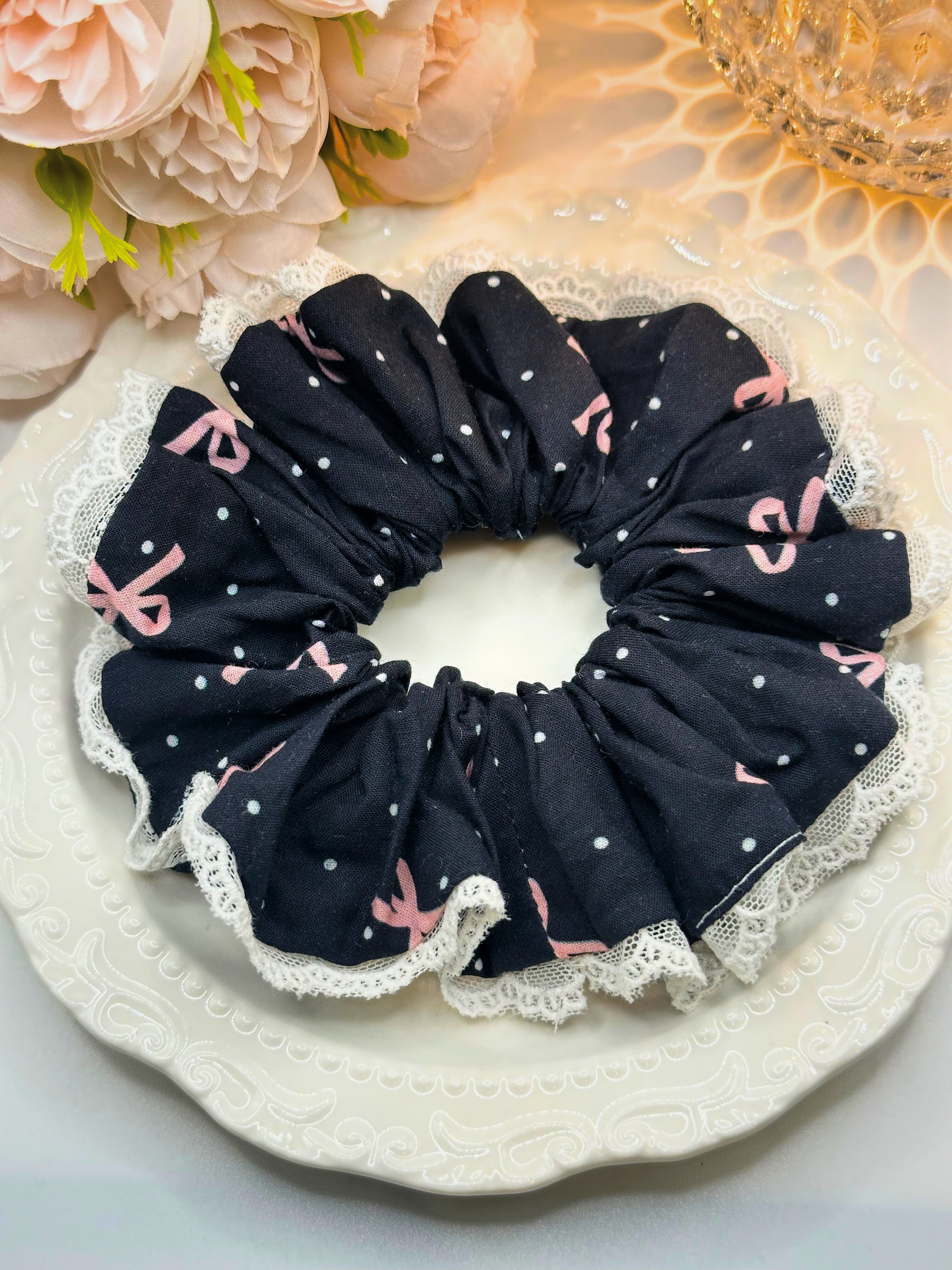 Valentina Lace Scrunchies
