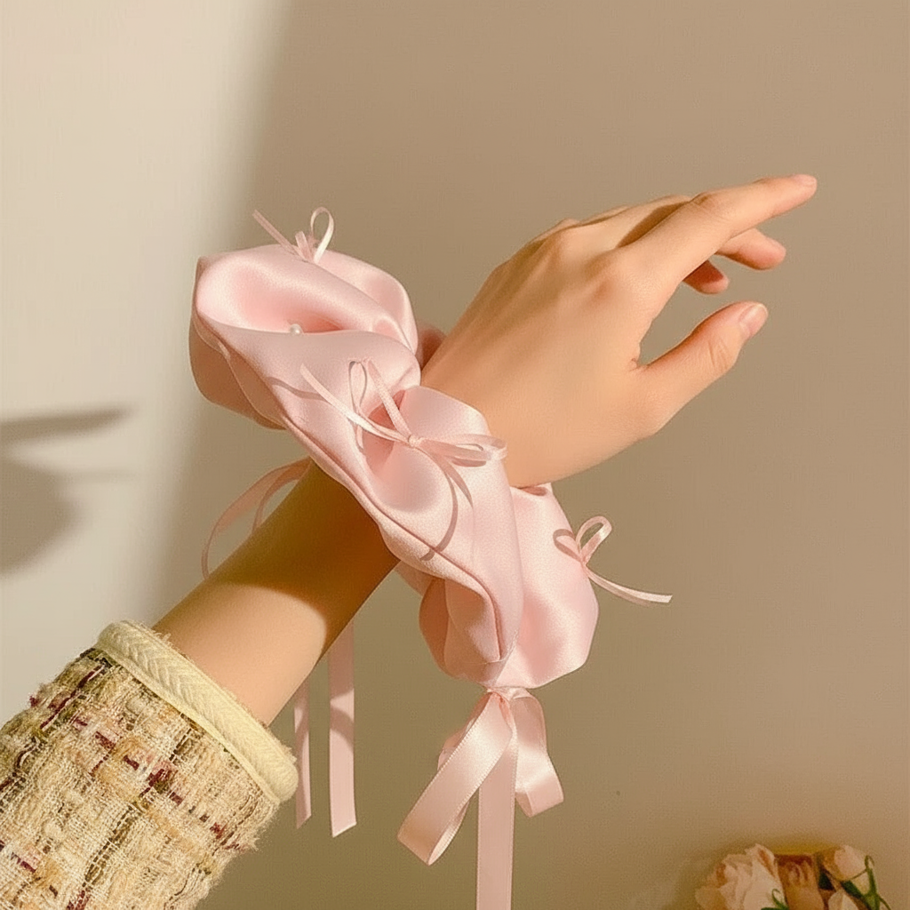 Jumbo Ribbon Scrunchies