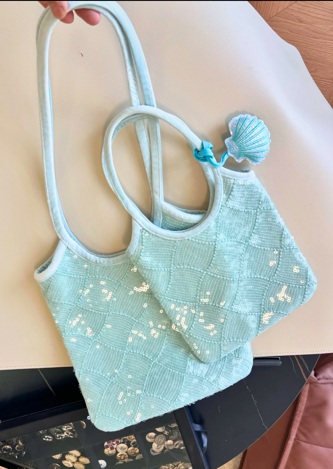 Mini Seashell Evelyn Tote