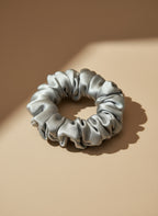 Small Dahlia Mulberry Silk Scrunchies