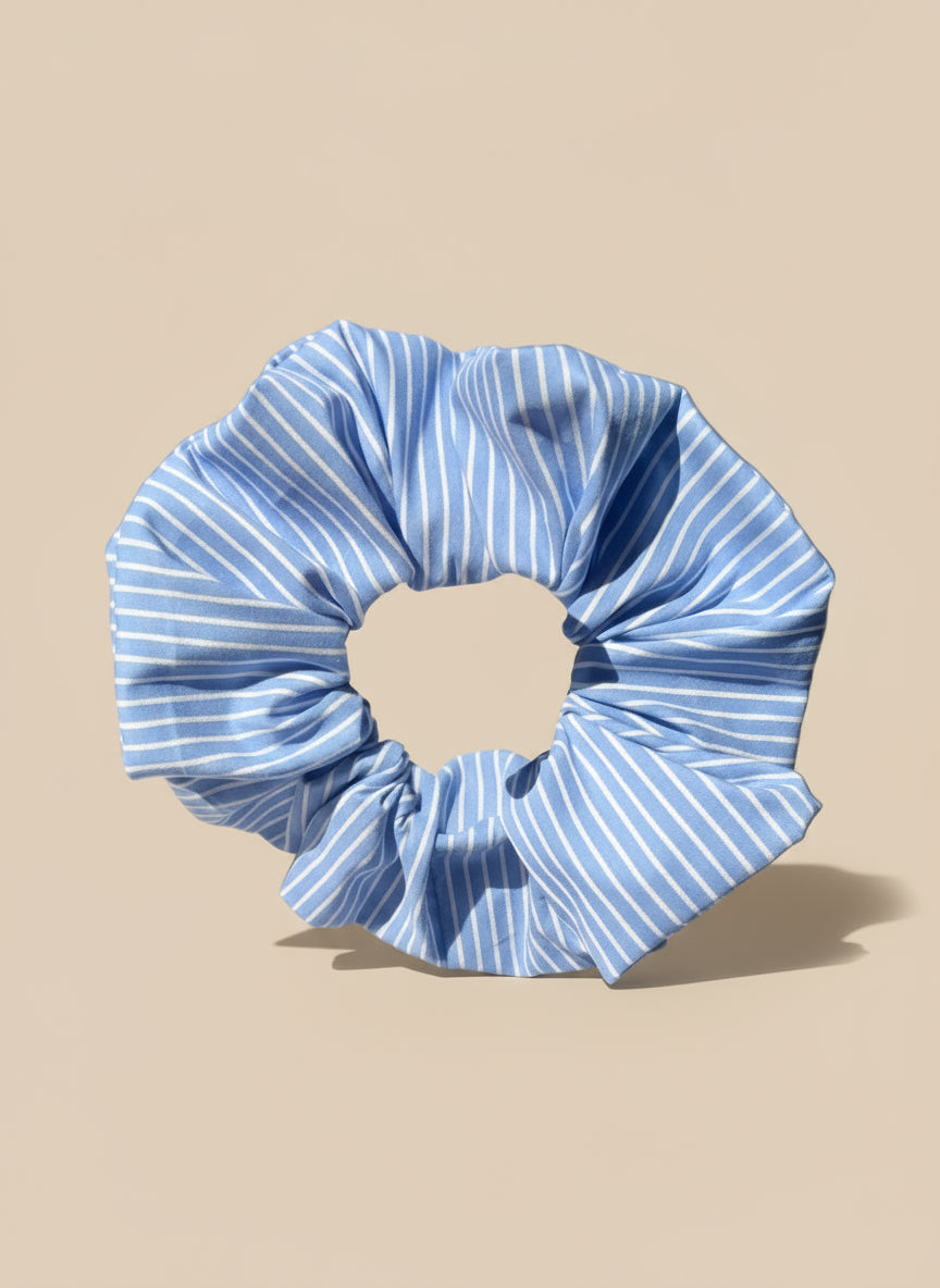 XL Una Striped Poplin Scrunchies