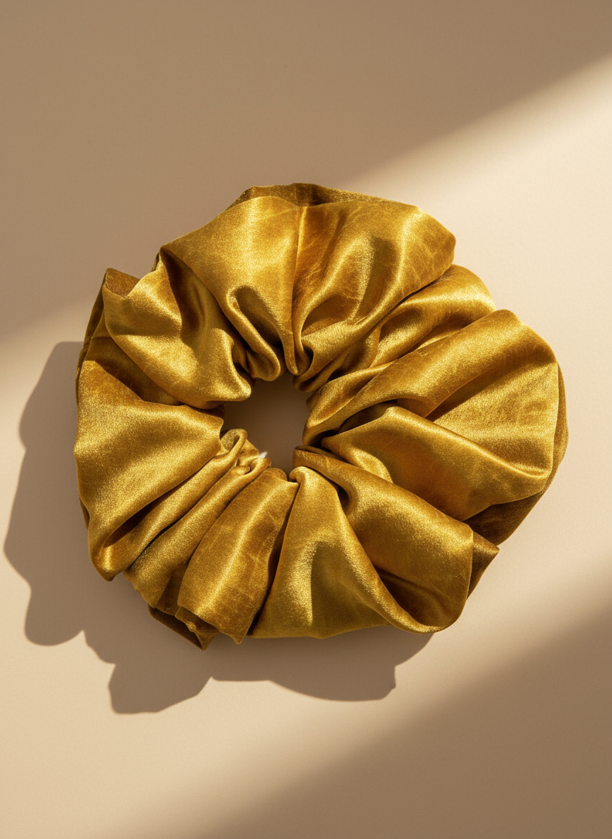 XL Golden Xiang Yun Sha Scrunchies