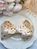 Bernice Medium Polka Bow Clip