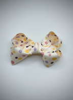 Bernice Medium Polka Bow Clip