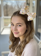 Bernice Medium Polka Bow Clip