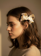 Bernice Medium Polka Bow Clip