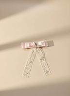 Hazel Fleur Bejewelled Lace Bow