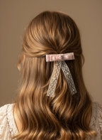 Hazel Fleur Bejewelled Lace Bow