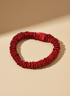 XS Dahlia mulberry Silk Scrunchies