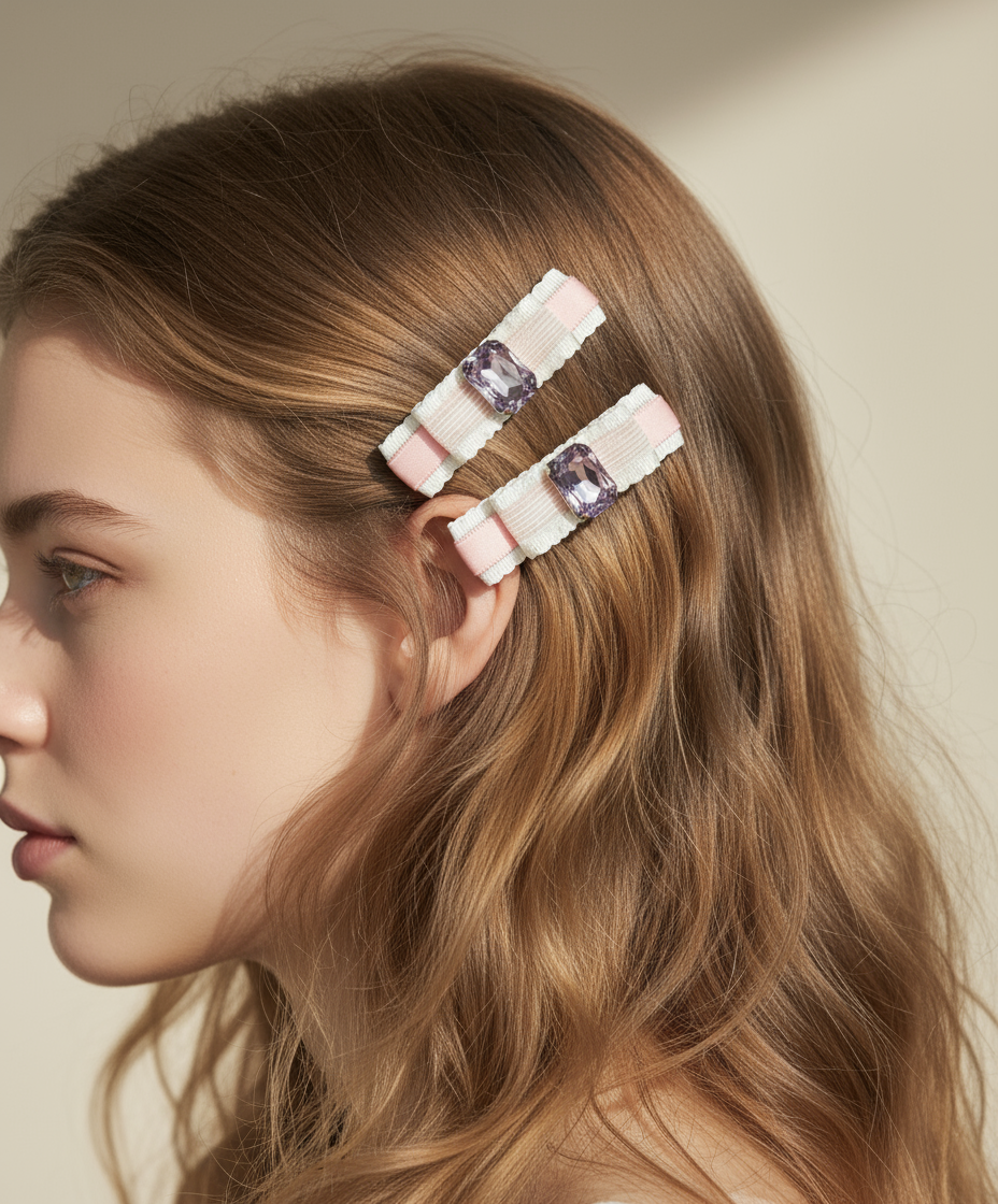 Valerie Colorblock Flat bow