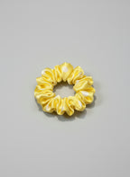 Small Dahlia Polka Mulberry Silk Scrunchies