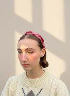 Nicole Plaid Velvet Hairband