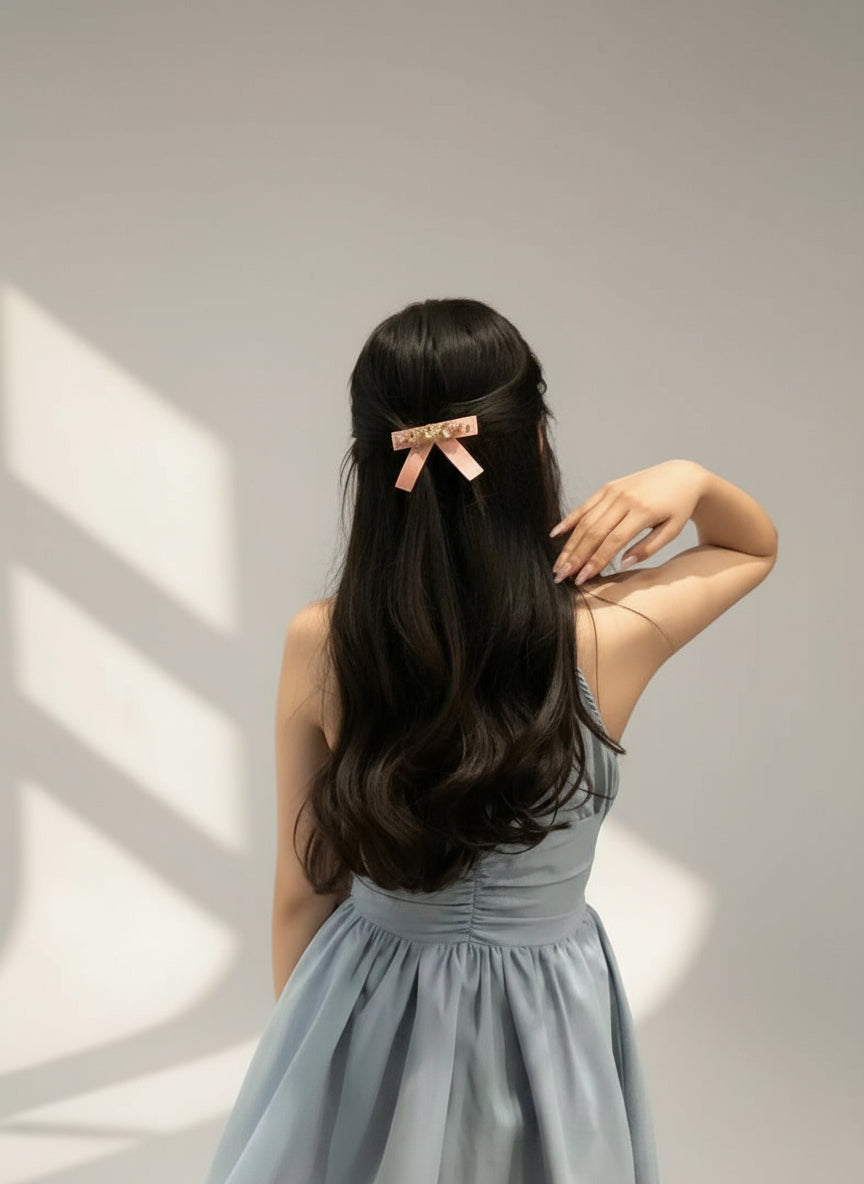 Zoey Cœur Bejewelled Flat Bow