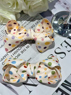 Bernice Medium Polka Bow Clip