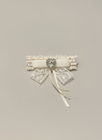 Cynthia Velvet Tweed Flat Bow