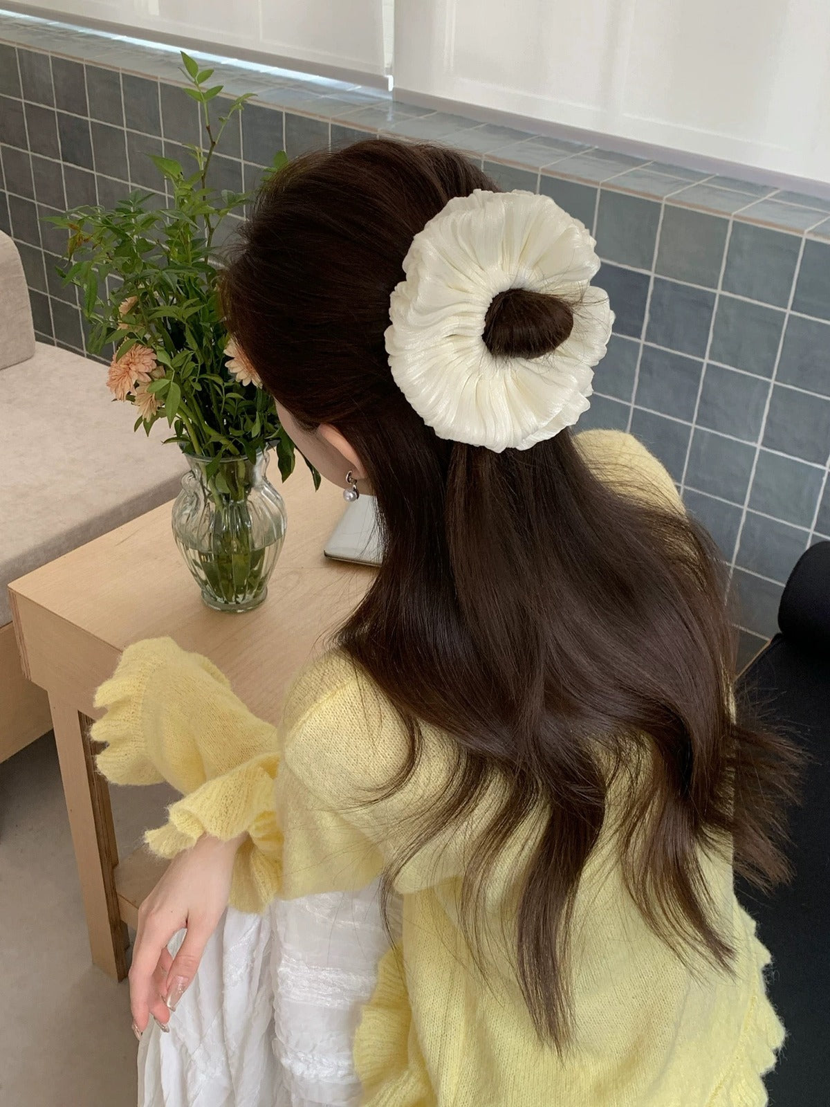 Les Fluer Peony Scrunchies